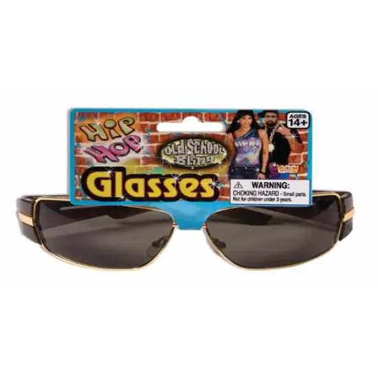 Hip Hop Costume Adult Glasses {1}