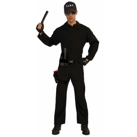 S.W.A.T. Jumpsuit Adult Costume {1}