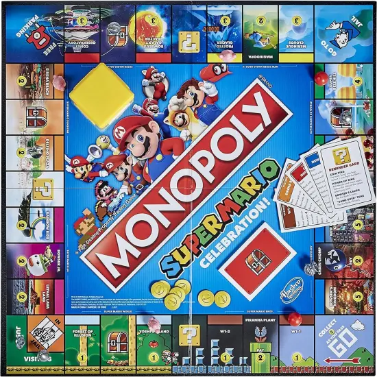 Super Mario Celebration Monopoly Board Game {3}