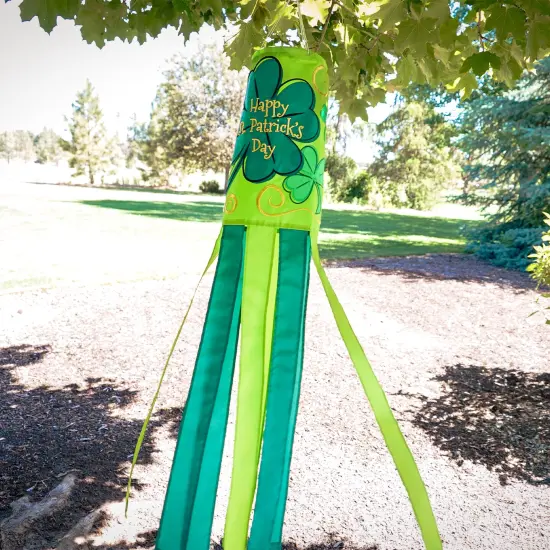 In the Breeze 5057 St. Patrick's Day 40-Inch Windsock - Outdoor Holiday Windsock {2}