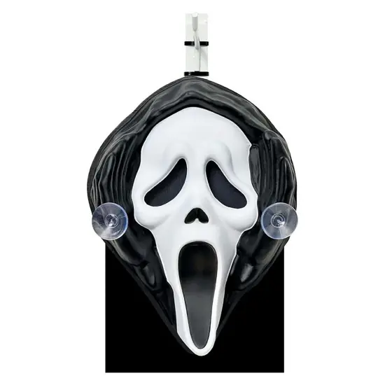 Ghost Face Light Up Scary Peeper Halloween Decor {1}