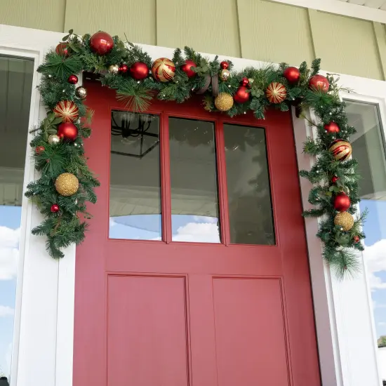 9 ft. Artificial Christmas Garland with Lights - Christmas Classic {4}