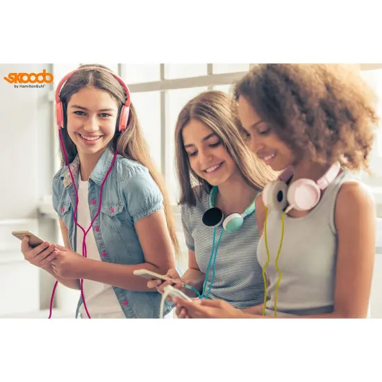 Skooob Tangle Free Earbud Covers - Translucent Pink, Pack of 20 {2}