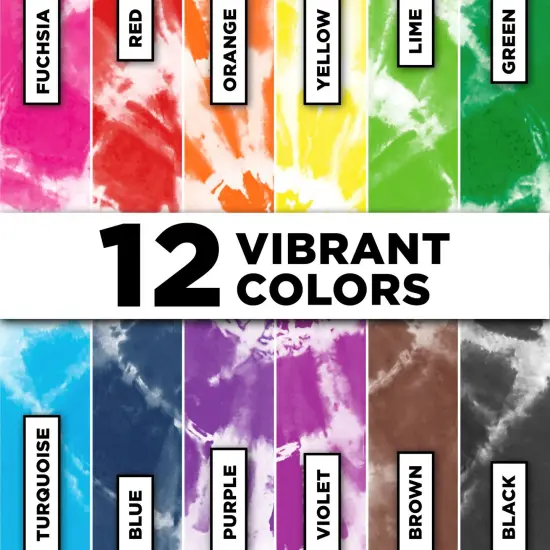 Tulip Color Craze! 12-Color Tie-Dye Kit {4}