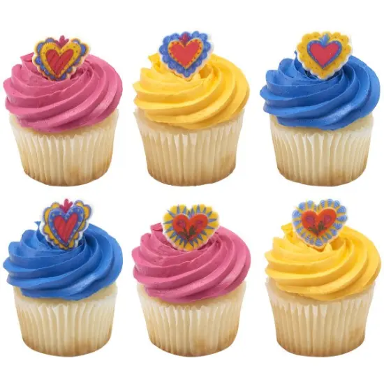 Milagros Hearts Dec-Ons&reg; Decorations 12ct 12ct {2}