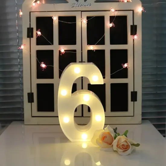 LED Light-Up Alphabet Letter {5}