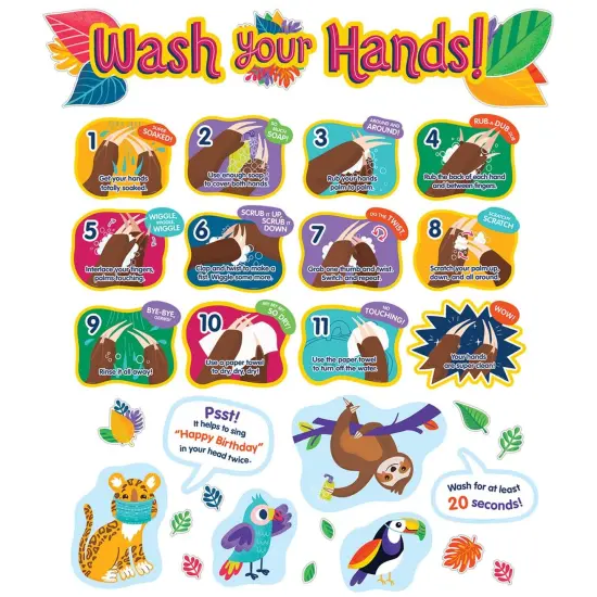 One World Handwashing Bulletin Board Set {1}