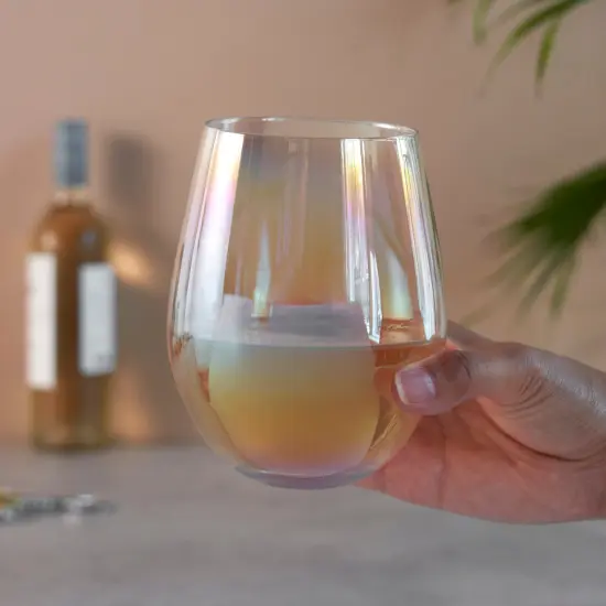 Luster Stemless Wine Glass Set  {3}