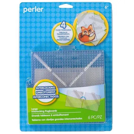 Large Clear Pegboards, 4 Per Pack, 2 Packs {2}