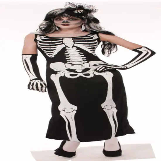 Skeleton Jumpsuit Adult Costume {2}