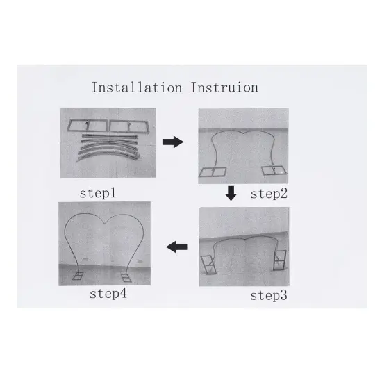 Wedding Arch Rack Heart-shaped Flower Frame Stand Gold Metal Party Backdrop Rack {4}