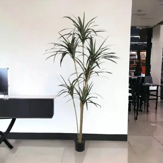 Premium Artificial Dracaena Tree - Lifelike Faux Dracaena Plant with Realistic Leaves, Perfect for Home or Office Decor - Indoor Faux Greenery, Floral Home by Artificial Flowers {2}