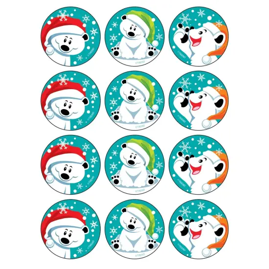 Winter Bears/PepBEARmint Stinky Stickers&reg;, 48 Per Pack, 6 Packs {2}