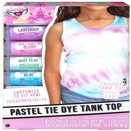Fashion Angels Pastel Tie Dye Tank Top Kit {3}