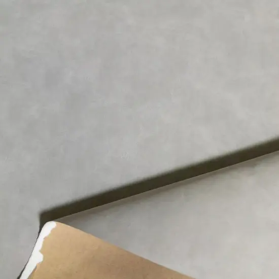 Kitcheniva Suede Vinyl Fabric Faux Leather Non Adhesive 52" Shark gray {1}