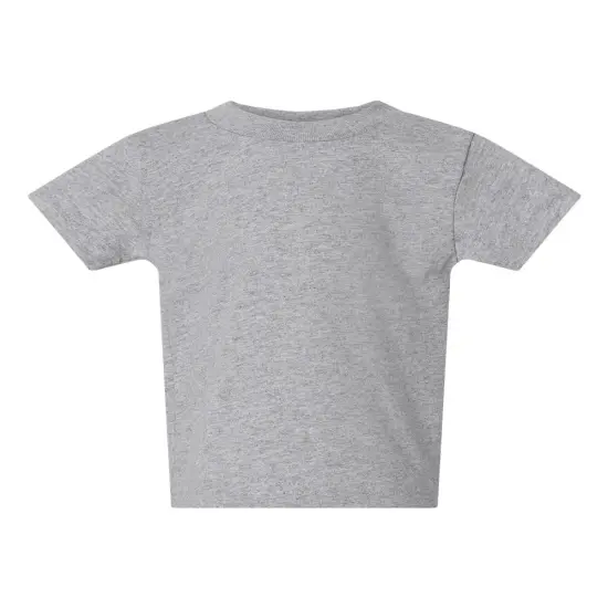 Rabbit Skins&reg; Infant Short Sleeve Crewneck Cotton Jersey Tee - 3401 Heather {1}