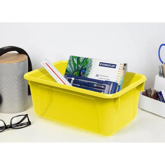 Small Cubby Bin, Yellow, Pack of 5 {5}