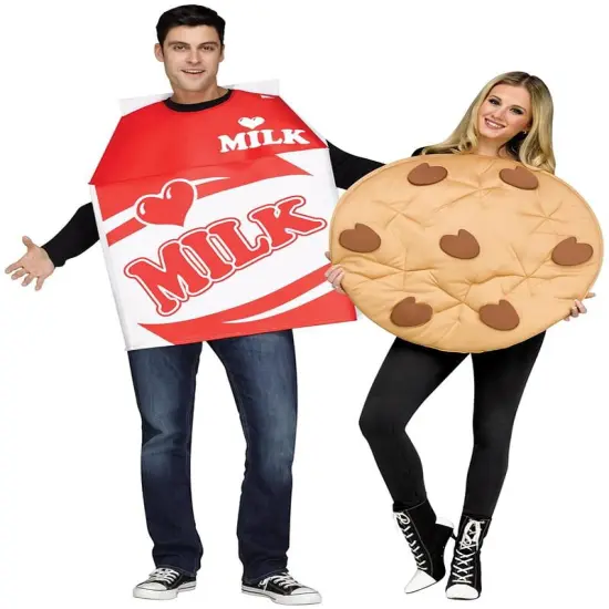 Milk and Cookie Adult Costumes, 2-Pack {1}