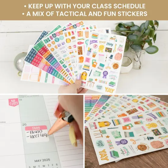 bloom daily planners Planner Sticker Pack, Student {6}