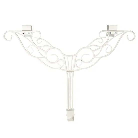 Adjustable Wreath Hanger for Door - Antler White {3}