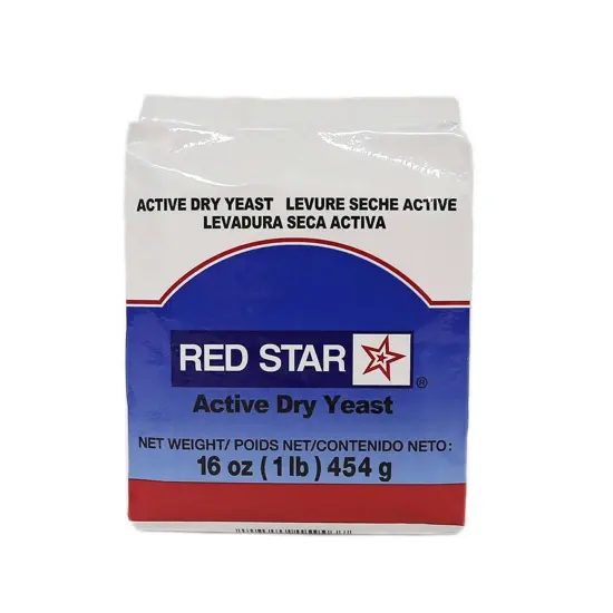 Red Star Active Dry Yeast, Moderate and Steady Leavening Develops More Flavor in Yeast Doughs, Vacuum Packed, 16 Oz (1 lb) {1}