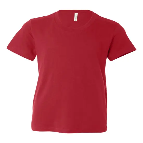 BELLA + CANVAS&reg; Youth Jersey Crew Neck Short Sleeve Tee - 3001Y Red {1}