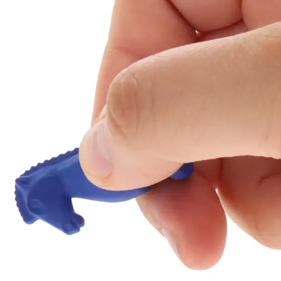 WE Games Blue Knight Chess Erasers - Bulk Pack of 25 {4}