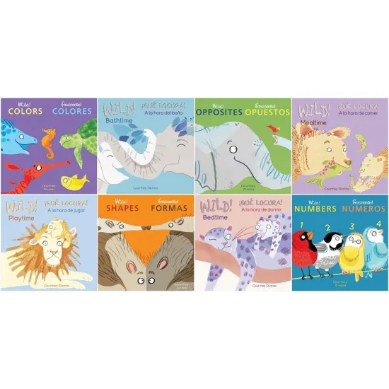 Wild Concepts! Bilingual Spanish/English Board Book Set 8-Book Set {1}