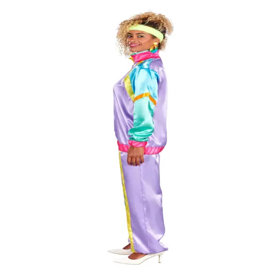 Adult 80s Tracksuit Costume {4}