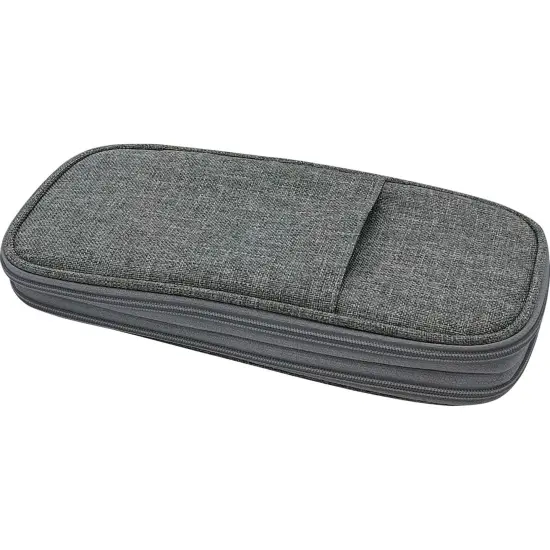 Gray Pencil Case, Pack of 3 {3}