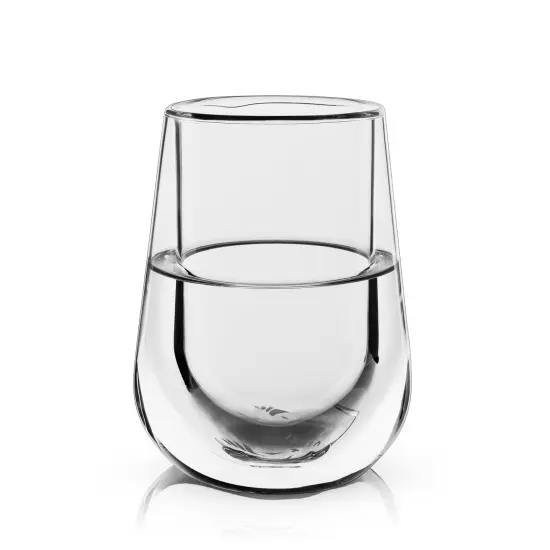 Glacier Double-Walled Chilling Wine Glass {4}
