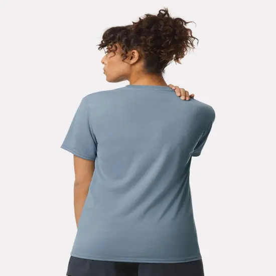 Gildan&reg; Classic Fit Crewneck Short Sleeve Tee Plumrose {6}