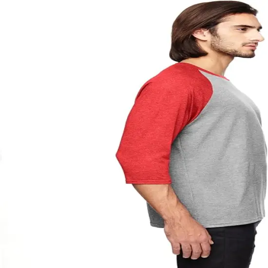 Augusta&reg; Three-Quater Raglan Sleeve Baseball Crewneck Long Sleeve Jersey White/ black {5}