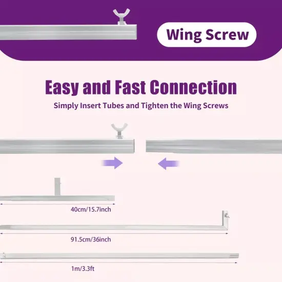 Wedding Party Backdrop Stand Pipe Kit 6x3m carbon steel Pole Curtain Frame {2}