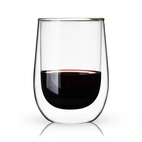 Double-Walled Wine Glasses: Elegant Temperature Control {6}