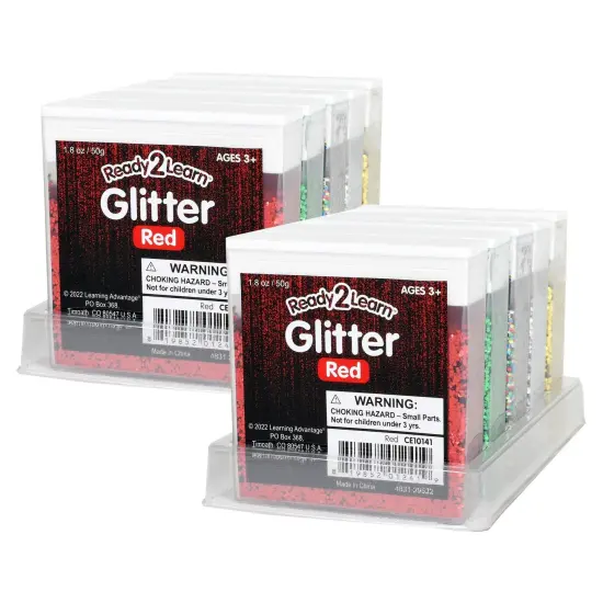 Glitter - Festive - 5 Per Set - 2 Sets {1}