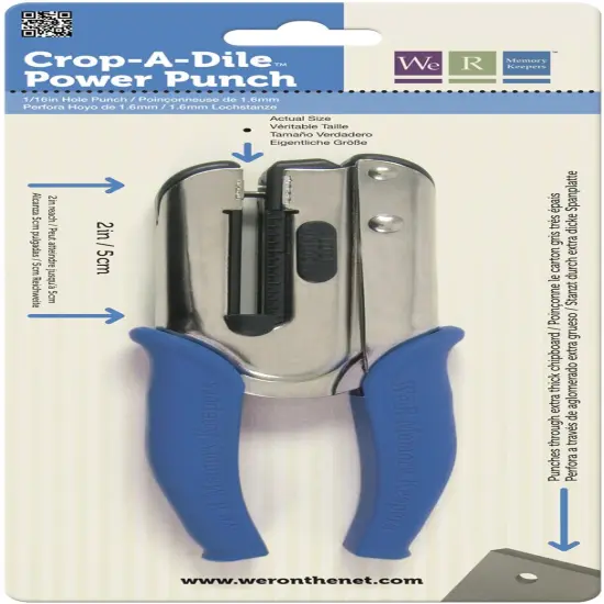 Crop-A-Dile Power Punch-.0625" Hole {1}