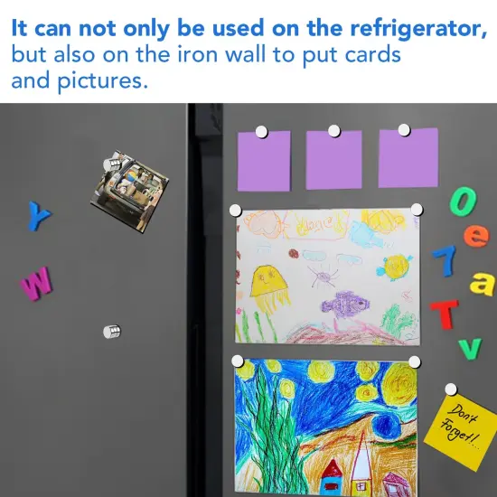 200 Pieces Small Magnets, refrigerator magnets, Rare Earth Magnets, Neodymium Disc Magnets Fridge Magnets, Miniature Mini Round Magnets for Crafts, DIY, Whiteboard, Kitchen, Office Magnets, {5}