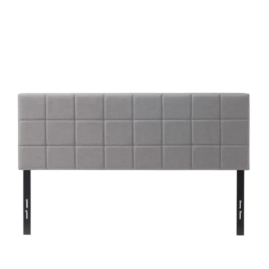 Nestl Square Tufted Fabric Headboard {1}