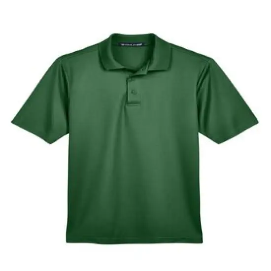Devon & Jones&reg; CrownLux Performance Men's Plaited Polo Forest {1}