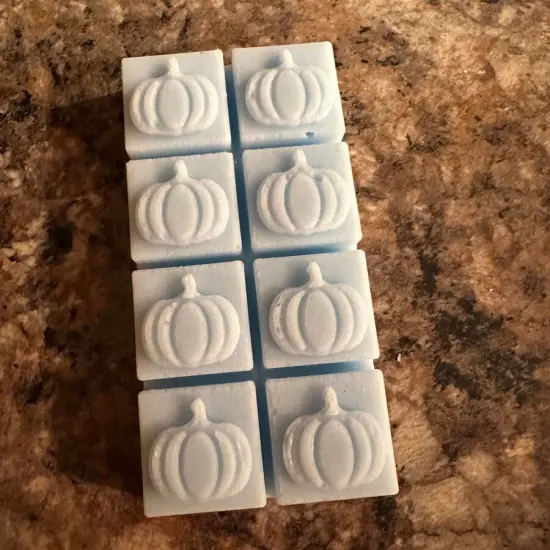 Pumpkins Wax Melt Snap Bar Silicone Mold {4}