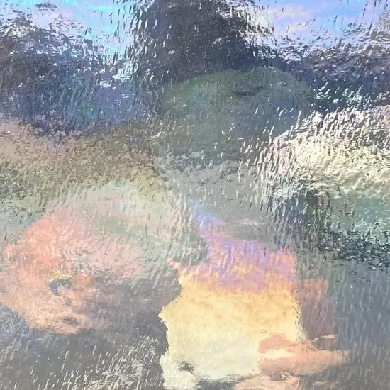 Wissmach COE 96-01LUM Crystal Clear Luminescent Fusible Glass Sheet {2}