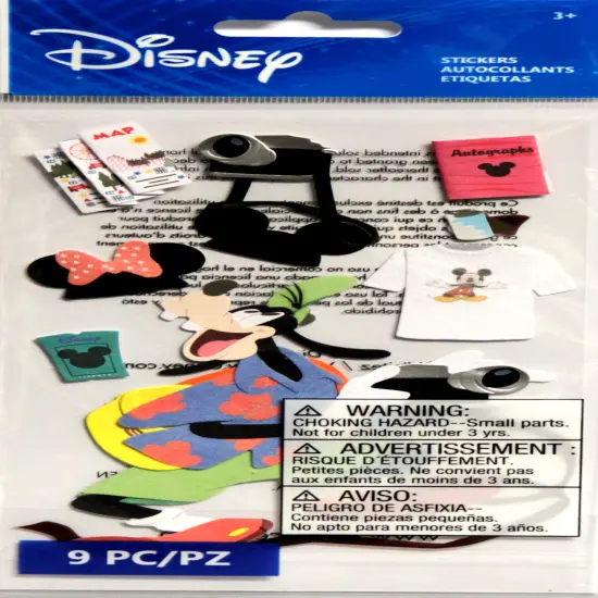 Disney Tourist Goofy Dimensional Stickers {1}