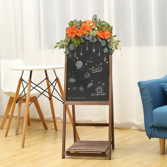 28" Eucalyptus Swag with Hydrangea & Begonia Leaves (Orange) {3}