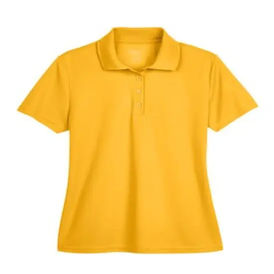CORE365&reg; Women's Origin Performance Piqu&eacute; Polo Shirt &ndash; Moisture-Wicking, Comfortable Activewear for Work and Leisure Campus Gold {1}