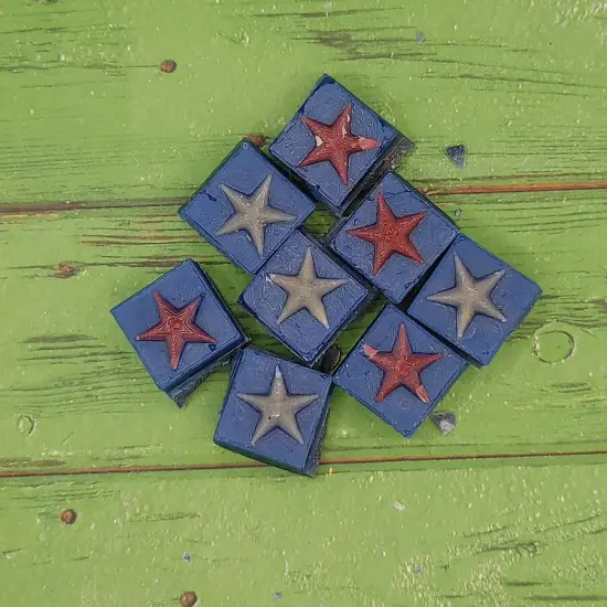 Stars Wax Melt Snap Bar Silicone Mold {3}