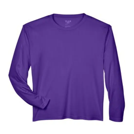 Team&reg; Men's Zone Performance Long-Sleeve T-Shirt Sport Purple {1}