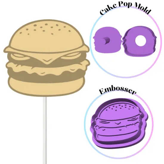 Hamburger Cake Pop Mold {1}