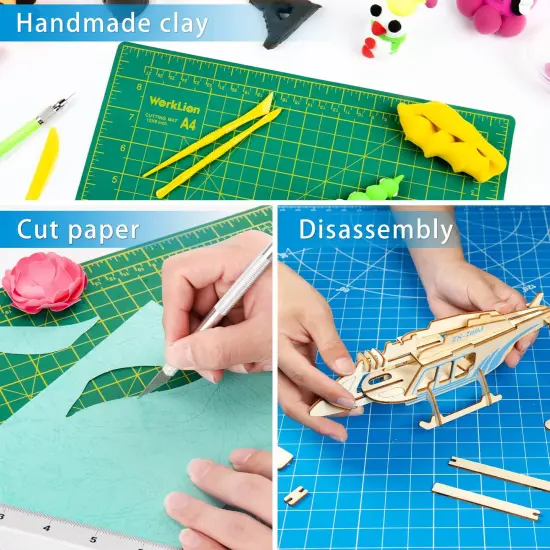 9" x 12" Art Self Healing PVC Cutting Mat, Double Sided, Gridded Rotary Cutting Board for Craft, Fabric, Quilting, Sewing, Scrapbooking Project&hellip; {3}