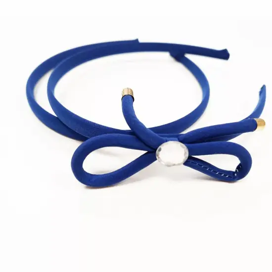 Kitcheniva 8 Pcs Women Girl Satin Fabric Cove Anti-slip Ribbon Headbands {1}